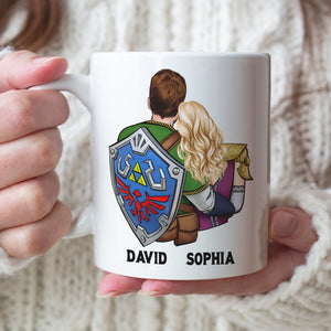I Promise To Love You Even When We're Old-Personalized Coffee Mug-Gift For Couple- Couple Coffee Mug-01natn280623hh - Coffee Mug - GoDuckee