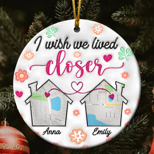 Personalized Gifts For Besties Christmas Ornament 02PGQN231024 - Ornament - GoDuckee