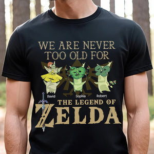 Gaming Lover Never Too Old 022acqn120623 Personalized Shirt - Shirts - GoDuckee