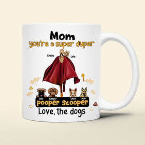 Personalized Gifts For Dog Lovers Coffee Mug Mom Pooper Scooper - Coffee Mugs - GoDuckee