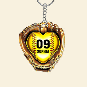 Gift For Baseball Lover - Personalized Keychain PW-KCH-03HUTN100723-02 - Keychains - GoDuckee