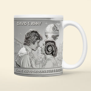 Galaxy Couple Mug - Personalized Gifts For Couple 01tgtn200625 - Coffee Mug - GoDuckee