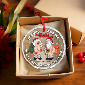 Personalized Gifts For Couple Christmas Ornament 01acpu011024 - Ornament - GoDuckee