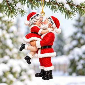 Old Couple Christmas Ornament - Personalized Gifts For Couple 05tyqn091026