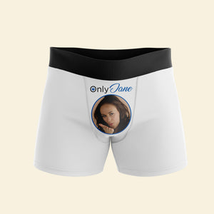 Custom Photo Gifts For Couple Men's Boxers and Women's Briefs Only You 03QHPU150124 - Boxers & Briefs - GoDuckee