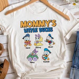 Personalized Gifts For Mom Shirt Mommy's Little Ducks 051katn280324 - 2D Shirts - GoDuckee