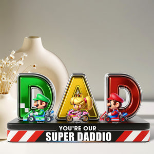 Car Game Fans Acrylic Plaque - Personalized Gifts For Dad 04TGQN290425 - Shaped Plaques - GoDuckee