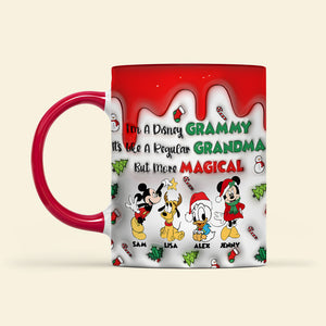 Personalized Gifts For Grandma Accent Mug Christmas 01XQMH160924 - Coffee Mug - GoDuckee