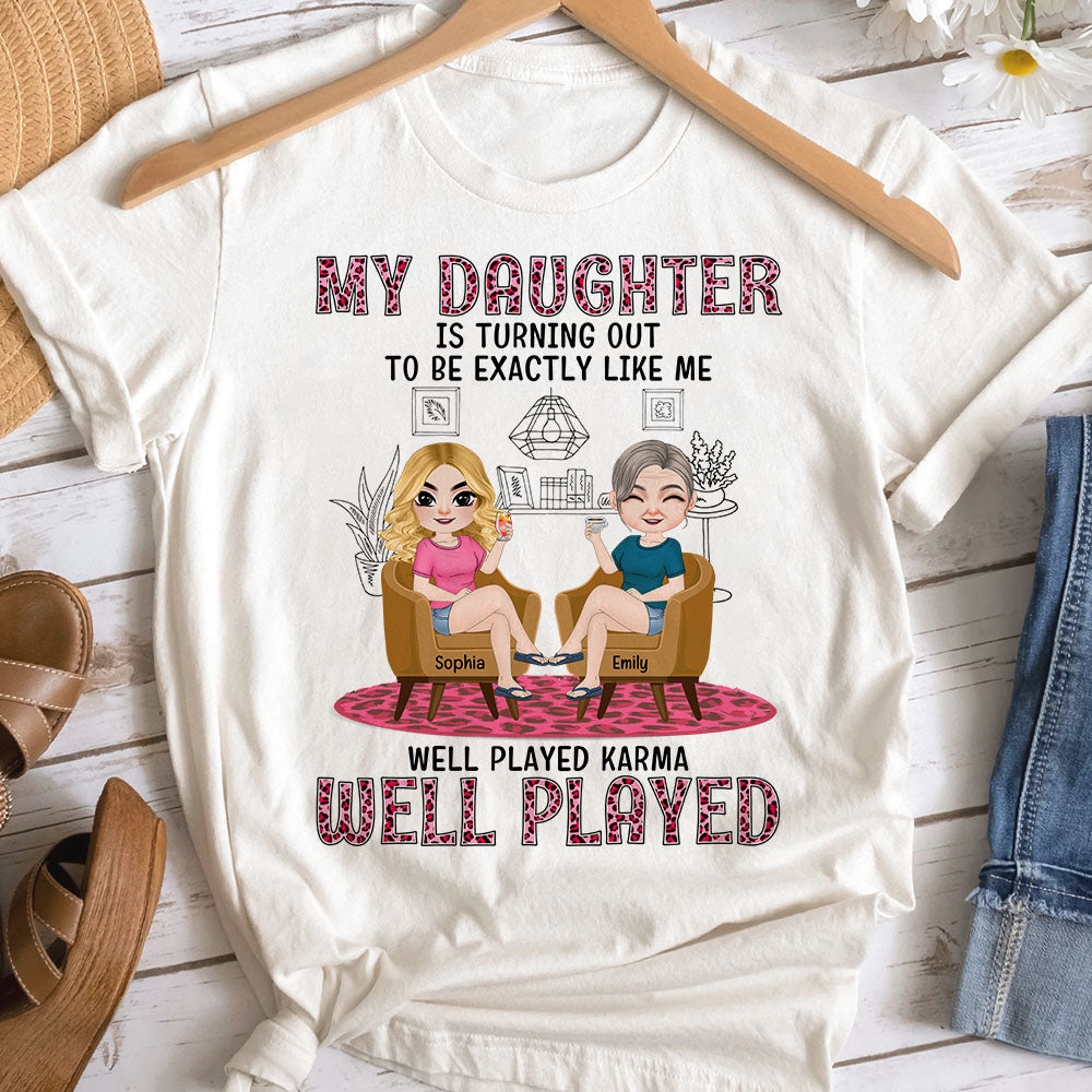 Girl Dad, Gift For Dad, Personalized Shirt, Daughter And Dad Shirt, Fa -  GoDuckee