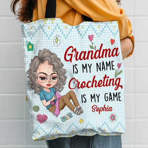 Personalized Gifts For Crochet Grandma Tote Bag 03naqn010824hh - Tote Bag - GoDuckee