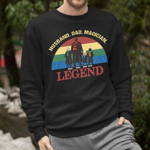 Legend Dad, Husband, Magician Personalized Shirt 06NAPO050523TM - Shirts - GoDuckee