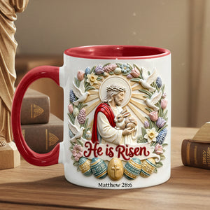 Christian Easter Scripture Coffee Mug - Gift For Christian 01PALU090126 - Coffee Mug - GoDuckee