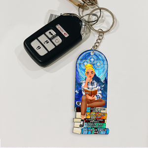 Personalized Gifts For Book Lover Keychain 03HUPU271224PA - Keychains - GoDuckee