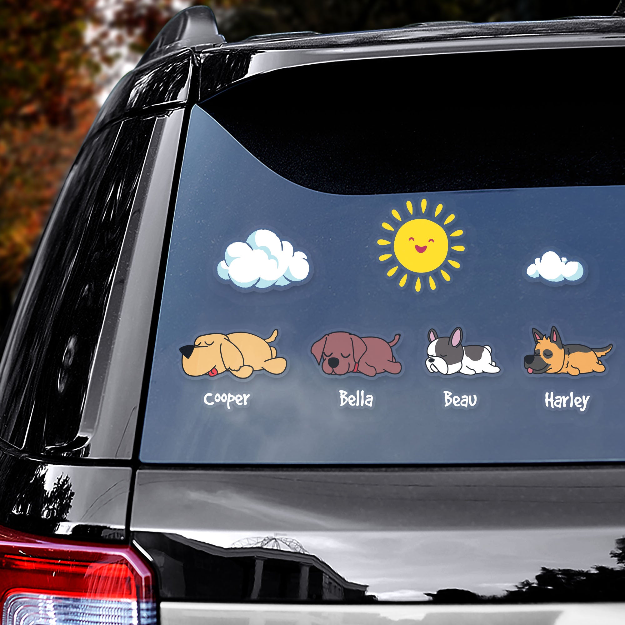 Personalized Gifts For Dog Lovers Decal 08acqn020724 - Decal Sticker - GoDuckee