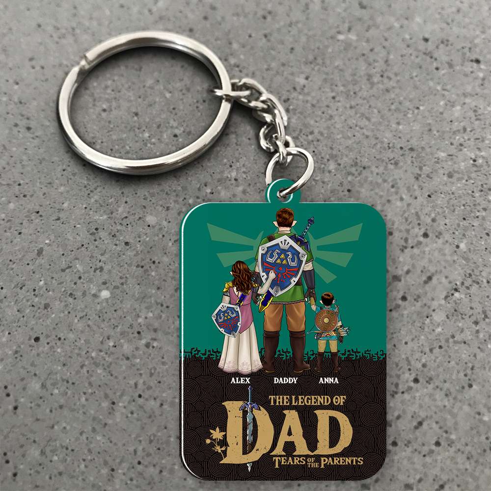 Personalized Gifts For Dad Keychain 02HUDT170524HG Father's Day - Keychains - GoDuckee