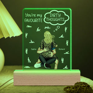 Personalized Gifts For Couple 3D Led Light You're My Favourite - Led Night Light - GoDuckee