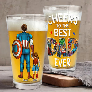 Personalized Gifts For Dad Beer Glass 03qhqn200524pa Father's Day Gift - Drinkware - GoDuckee