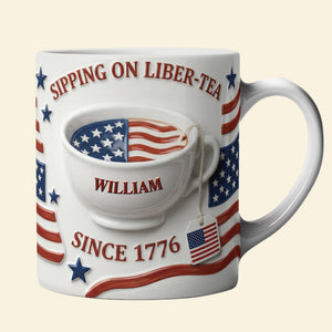 Proud Liber-tea Mug, Personalized Gifts For Tea Lovers 03QHQN280226 - Coffee Mug - GoDuckee