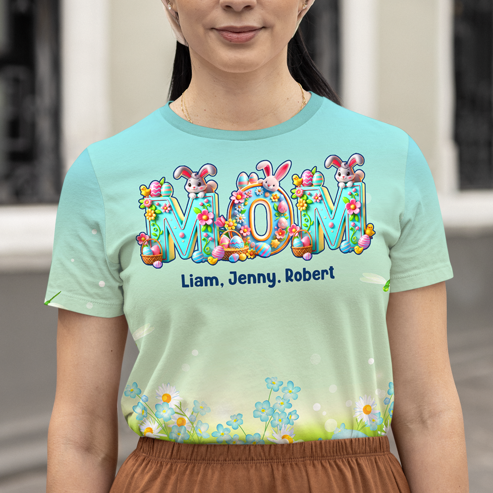 Personalized Gifts For Mom Shirt Easter Gifts 02xqpu040325 - AOP Products - GoDuckee