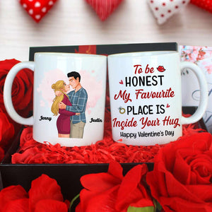 Couple 05hthn011223da, Personalized Mug - Coffee Mug - GoDuckee