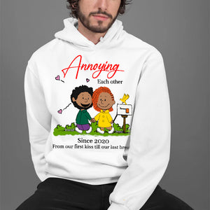 Personalized Gift For Couples 2D Shirt Annoying Each Other 01OHLU251224DA - Shirts - GoDuckee