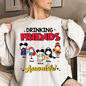 Drinking Friends Assemble 02tohn301023 Personalized Shirt - Shirts - GoDuckee