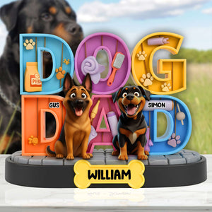 Adorable Dog Acrylic Plaque - Personalized Gifts For Dog Lovers 06TGLU260625 - Shaped Plaques - GoDuckee