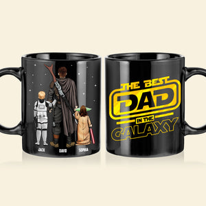 Personalized Gifts For Dad Coffee Mug The Best Dad In The Galaxy 06QHTN190124HHHG Father's Day Gifts - Coffee Mugs - GoDuckee