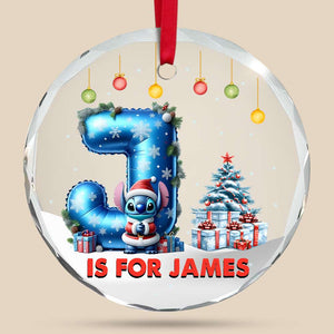 Personalized Christmas Gifts For Kids Crystal Ornament 04KAMH210924 - Ornament - GoDuckee