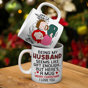 Merry Christmas I love You- Personalized Coffee Mug- Christmas Gift For Couple-Couple Coffee Mug-06naqn221123hh - Coffee Mug - GoDuckee