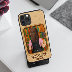 Reading Book Girl Phone Case - Personalized Gifts For Book Lovers 01NAQN030625 - Phone Case - GoDuckee