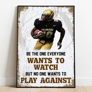 Football Gifts for Players, Personalized Canvas Poster - Poster & Canvas - GoDuckee