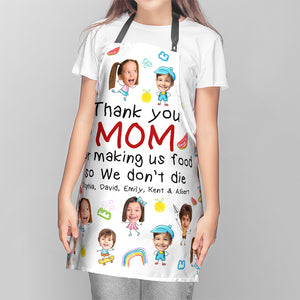 Custom Photo Gifts For Mom Aprons Thank You Mom - Aprons - GoDuckee