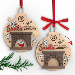 Gifts For Christmas Lovers Ornament 47acxx280824 Countdown Days Till Christmas - Ornament - GoDuckee