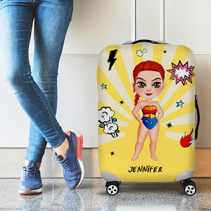 I'm A Travel Agent, Gift For Travel Girl, Personalized Luggage Cover, Traveling Girl Luggage Cover 05OHHN260723PA - Tote Bag - GoDuckee