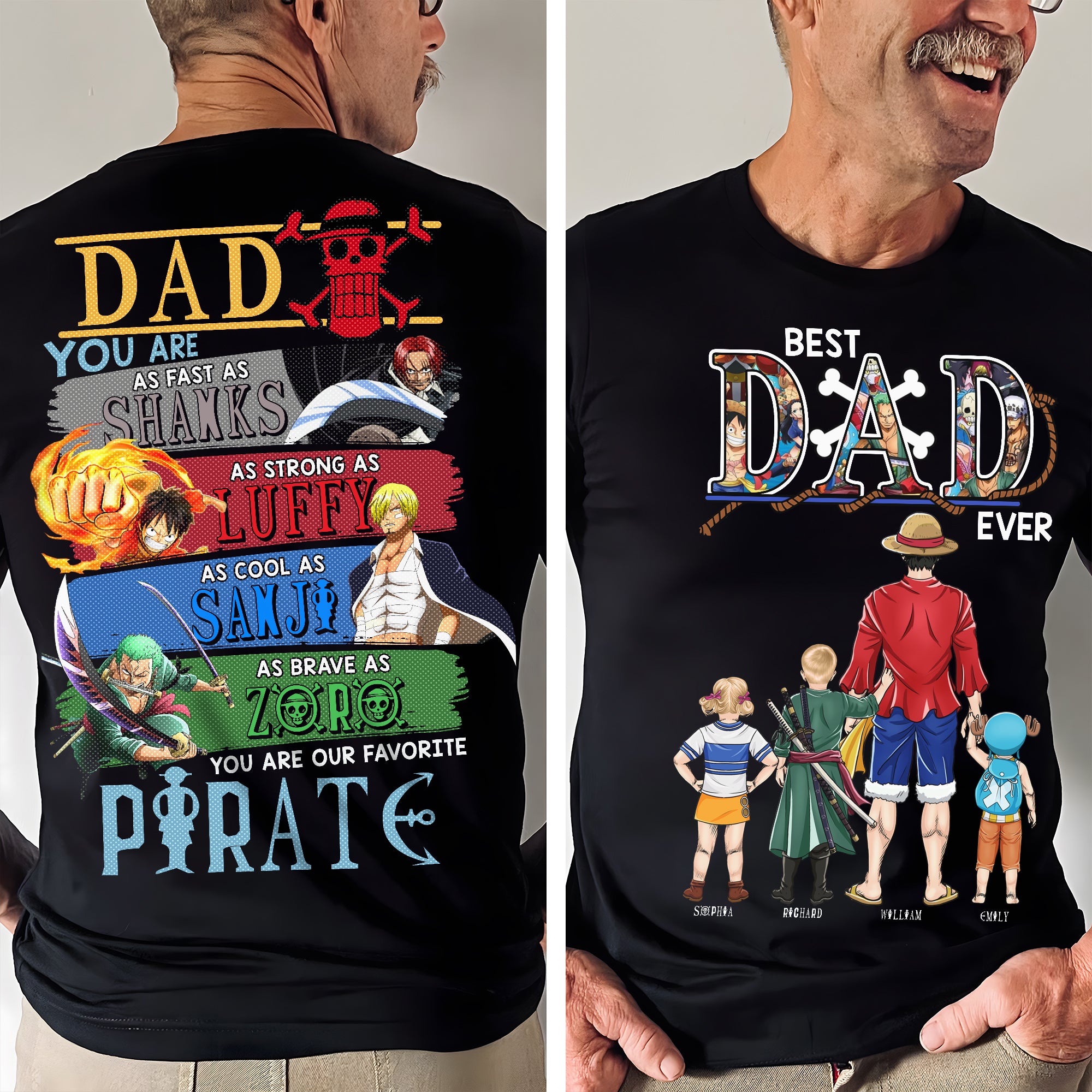 Personalized Gifts For Dad Shirt 03qhqn280524pa Father's Day - 2D Shirts - GoDuckee