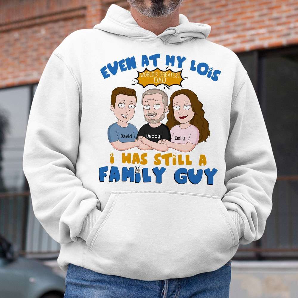 My Dad Family Guy, Gift For Father's Day, Personalized Shirt Gift For Dad 04QHQN160523HH - Shirts - GoDuckee
