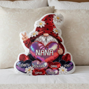 Gnomes Shaped Pillow Personalized Gifts For Grandma 03tgtn030226 - Pillow - GoDuckee