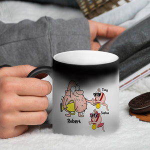 Gallons Of Jizz On This Planet, Gift For Dad, Personalized Magic Mug, Funny Sperm Mug, Father's Day Gift TT - Magic Mug - GoDuckee