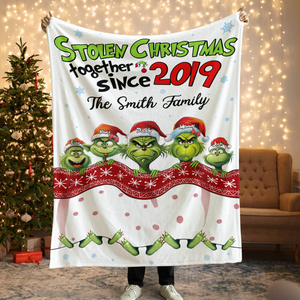 Personalized Christmas Gifts For Family Blanket 03ohpu131124 Stolen Christmas Together - Blanket - GoDuckee