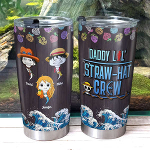 Personalized Gift For Couple Tumbler Daddy Lil Crew 06KAHN080124HA - Tumbler Cup - GoDuckee