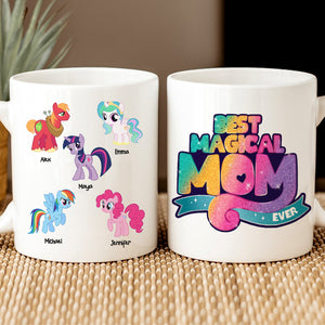 Personalized Gifts For Mom Coffee Mug Best Magical Mom Ever 05NAHN210224 - Coffee Mugs - GoDuckee
