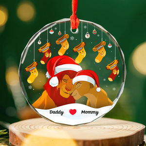 Personalized Gifts For Family Christmas Ornament Lion Family 04XQPU121024 - Ornament - GoDuckee