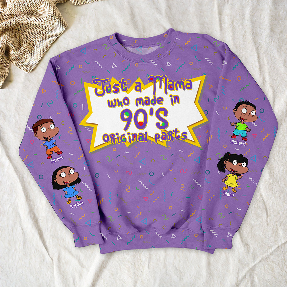 Personalized Gifts For Mom Shirt Just A Mama 02TOQN250325HH - AOP Products - GoDuckee