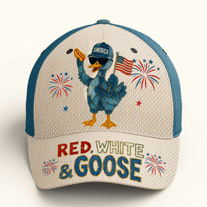 Freedom Goose Classic Cap Personalized 4th of July Gifts 02NADT030625 - Caps - GoDuckee