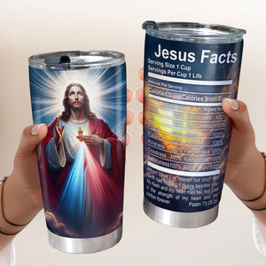 Gifts For Jesus Lover Tumbler, Jesus Facts 01XQLU180325 - Tumbler Cup - GoDuckee
