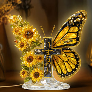 Faith Cross Acrylic Light Box - Personalized Gifts For Christians 05huqn051225 - Light Box - GoDuckee