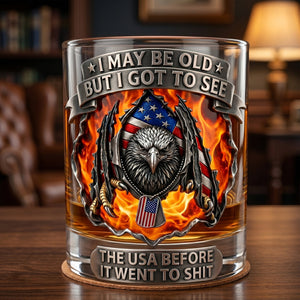 Eagle Sharp Claw Round Glass, Personalized Gifts For Veteran 03qhtn160626
