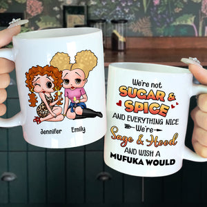 We're Not Sugar And Spice, Gift For Besties, Personalized Mug, Best Friends Drinking Mug 01QHHN270723HH - Coffee Mug - GoDuckee