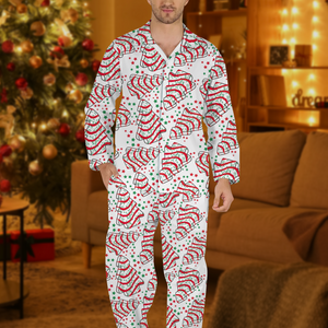 Gifts For Christmas Button Up Pajama Set 203acxx260824 - Pajama Set - GoDuckee